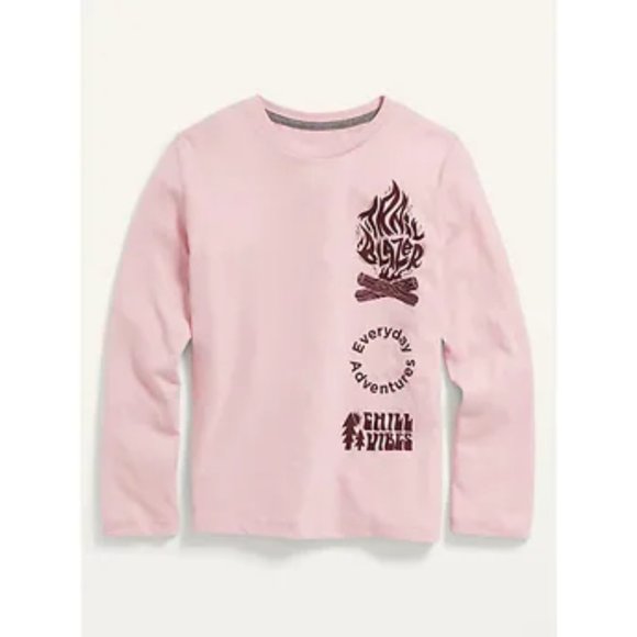 Old Navy Graphic Long-Sleeve T-Shirt - Picture 1 of 2
